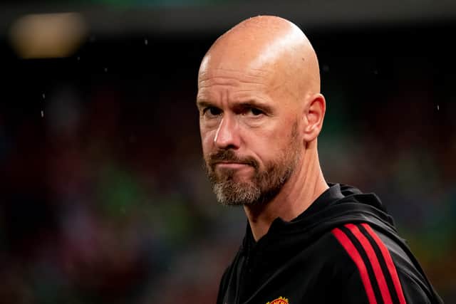 Ten Hag guided United to a 4-0 win over Liverpool in their pre-season fixtures. Credit: Getty. 