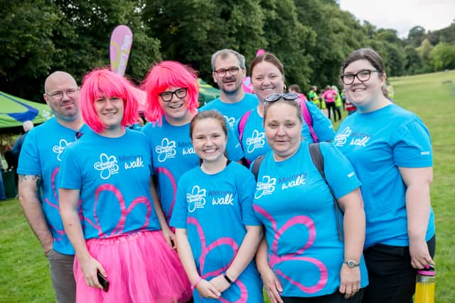 Walkers taking part in a previous event for Alzheimer’s Society