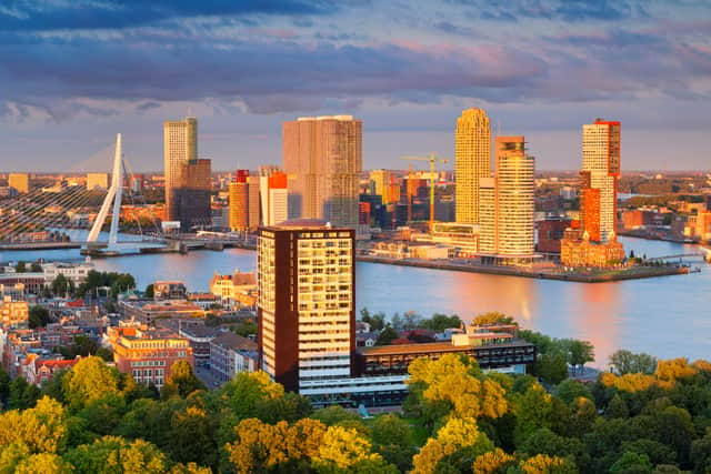 There is a daily ferry to Rotterdam from Hull. 