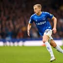 Donny van de Beek believes his Everton loan was a good experience. Credit: Getty.