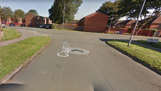 The playing fields are off Caunce Road in Wigan Credit: Google