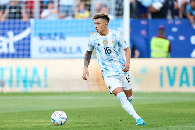 Lisandro Martinez’s transfer in principle was announced over the weekend. Credit: Getty.