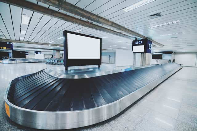 There have been long delays at baggage reclaim at Manchester Airport. 