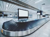 There have been long delays at baggage reclaim at Manchester Airport. 
