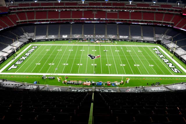 The NRG Stadium is used to American Football games rather than football/soccer matches. Credit: Getty.