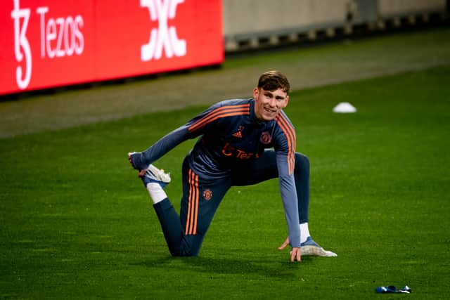 James Garner hasn’t played for United so far in pre-season. Credit: Getty.