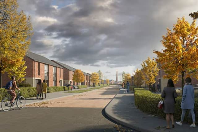 Artist\’s impression of plans to redevelop Crimble Mill, in Heywood.  Credit: Urban Green