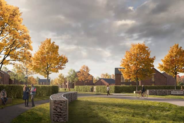 Artist\’s impression of plans to redevelop Crimble Mill, in Heywood.  Credit: Urban Green