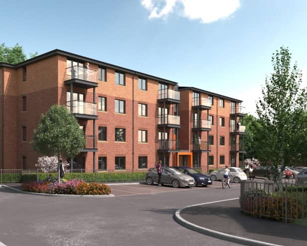 Watson Homes wants to build a block of 35 flats and eight houses on land off Grizedale Close, Smithills. Credit: via LDRS