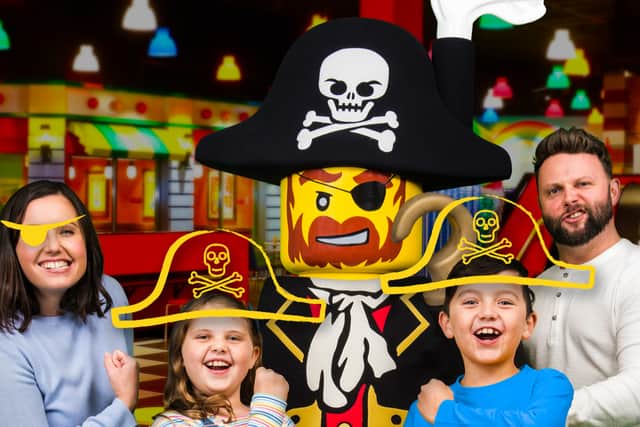 There are pirate-themed activities for families to enjoy at Legoland Discovery Centre in Manchester this summer