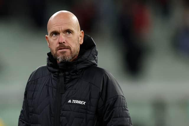Erik ten Hag hopes Christian Eriksen will provide goals for his strikers. Credit: Getty.
