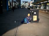 A homeless person in Manchester city centre. Photo: Christopher Furlong/Getty Images