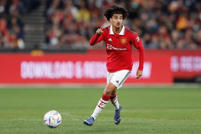Zidane Iqbal is one of several United youngsters to feature on the tour. Credit: Getty. 