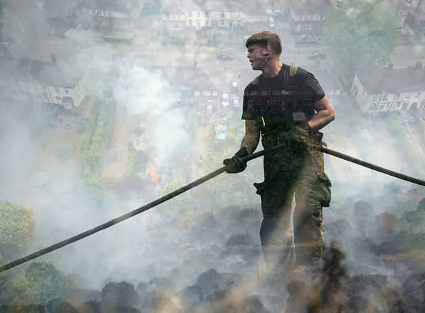 <p>The UK reached record-breaking temperatures earlier this week causing wildfires across the country.</p>