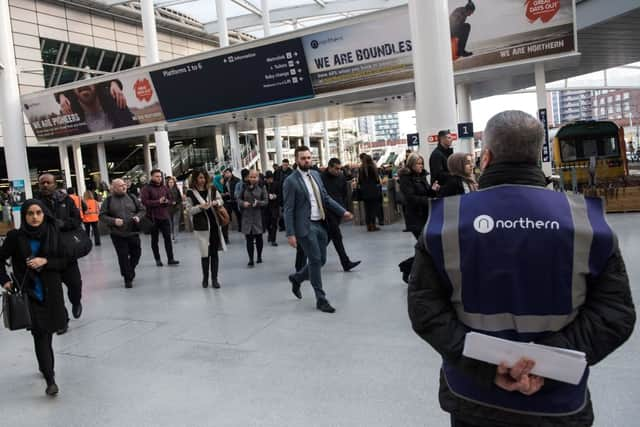 Rail travel is set to be seriously disrupted in Manchester at the weekend. 