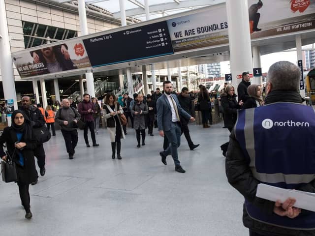 Rail travel is set to be seriously disrupted in Manchester at the weekend. 