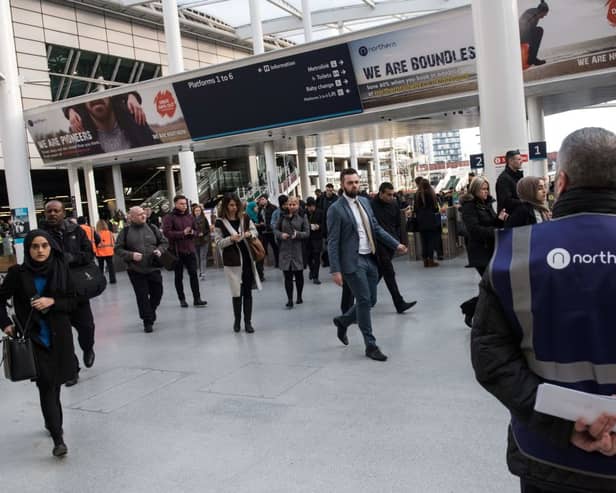 Rail travel is set to be seriously disrupted in Manchester at the weekend. 