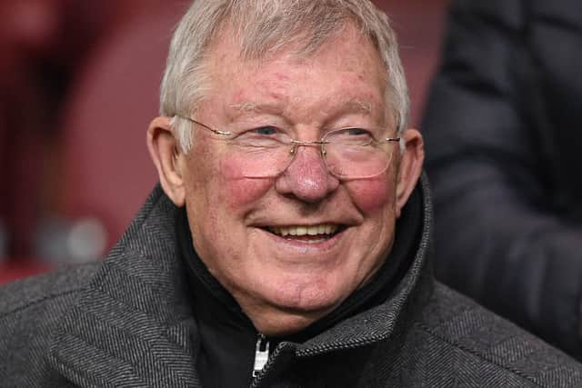 Sir Alex Ferguson was also at Carrington on Tuesday. Credit: Getty.