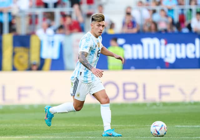 Martinez has played seven times for Argentina. Credit: Getty.
