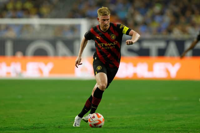 Guardiola also praised De Bruyne’s humility and attitude. Credit: Getty.