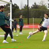 Alisson and Diogo Jota are set to miss Saturday’s Community Shield. Credit: Getty.