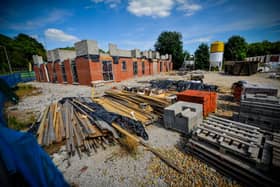 Unfinished housing estate, off Melford Road, Hazel Grove, Stockport. Credit: Vince Cole/MEN.