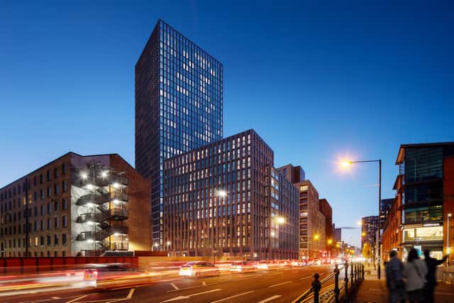 Plans for 481 flats off Great Ancoats Street, including a 33-storey building in Port Street. Credit: Select Property