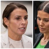 Coleen Rooney (left) and Rebekah Vardy. 