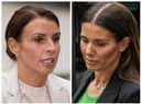 Coleen Rooney (left) and Rebekah Vardy. 