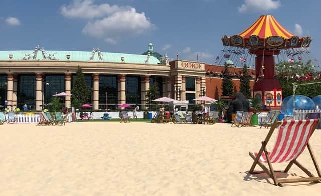 The new beach attraction at the Trafford Centre Credit: Trafford Centre