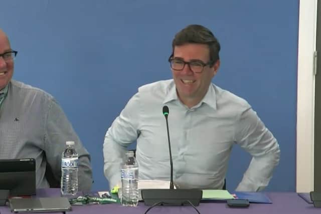 Greater Manchester mayor Andy Burnham and GMCA chief executive Eamonn Boylan. Credit: GMCA.