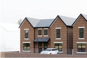 Former Cow and Calf Hotel homes scheme - School Brow houses. Credit: Architectural Solutions.