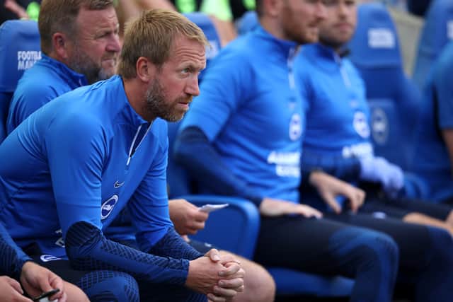 Graham Potter is pleased with how Brighton’s pre-season has gone. Credit: Getty.