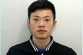 Yuming Dong, aged 21, a former engineering student in Manchester, has been convicted of money laundering Credit: BTP