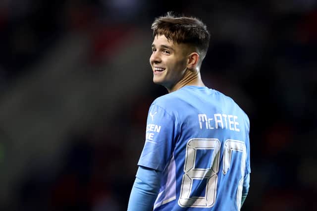 McAtee impressed in his few appearances for City last season. Credit: Getty.