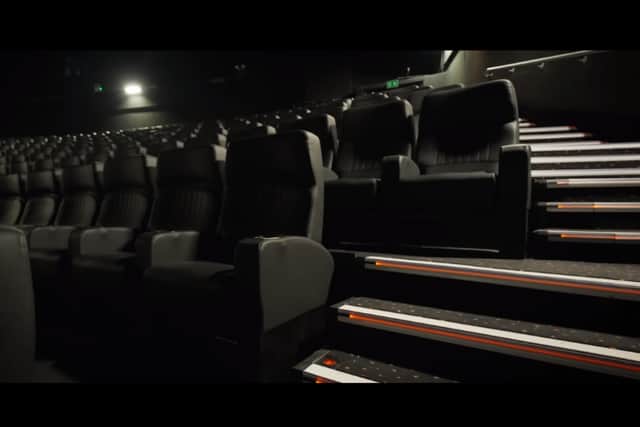 Inside one of the refurbed Vue screens with reclining seats