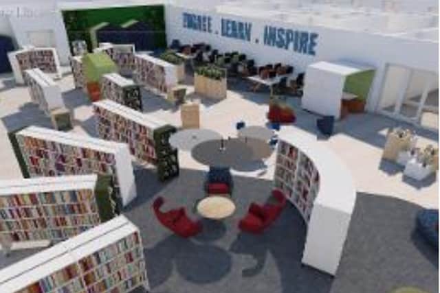 Plans for Radcliffe library Credit: Bury Council