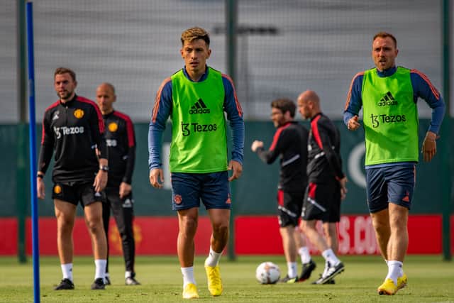 Martinez and Eriksen have been named in the starting XI vs Brighton. Credit: Getty.
