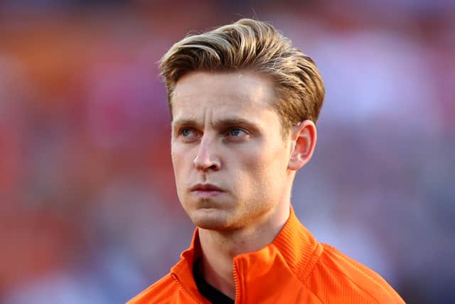 United have been linked with a move for Frenkie de Jong all summer. Credit: Getty.