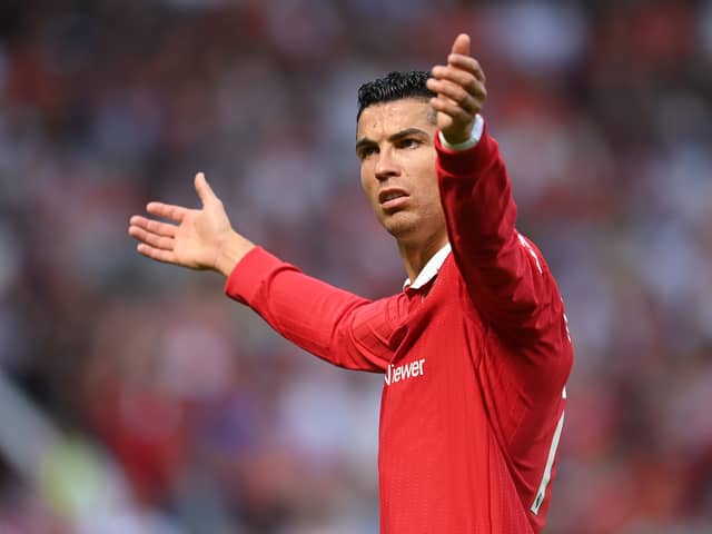Ronaldo in action against Brighton on Sunday