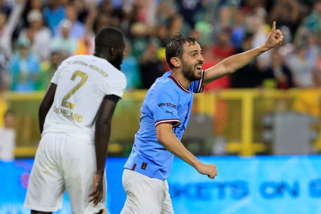 Bernardo Silva has been linked with a move to Barcelona all summer. Credit: Getty.