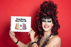 Aida H Dee, of Drag Queen Story Hour. Image via Rochdale council