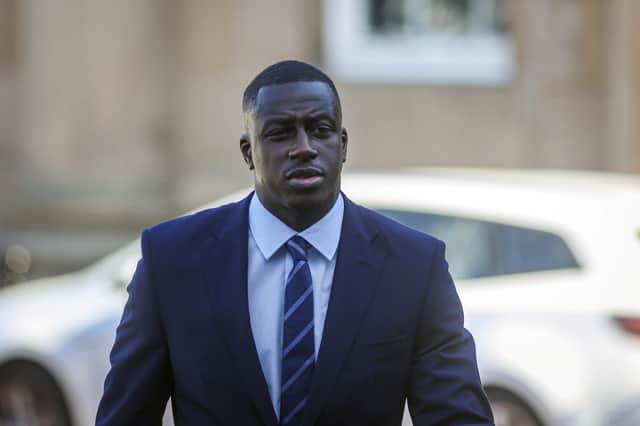Benjamin Mendy arrives at Chester Crown Court Credit: Matthew Lofthouse SWNS