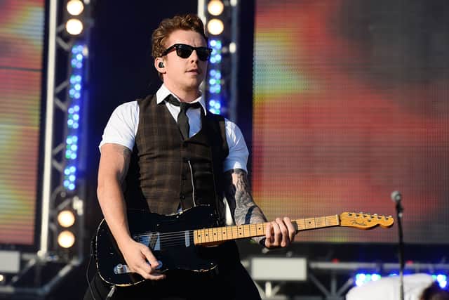 Danny Jones from McFly performs at the Go Local concert in London's Queen Elizabeth Olympic Park