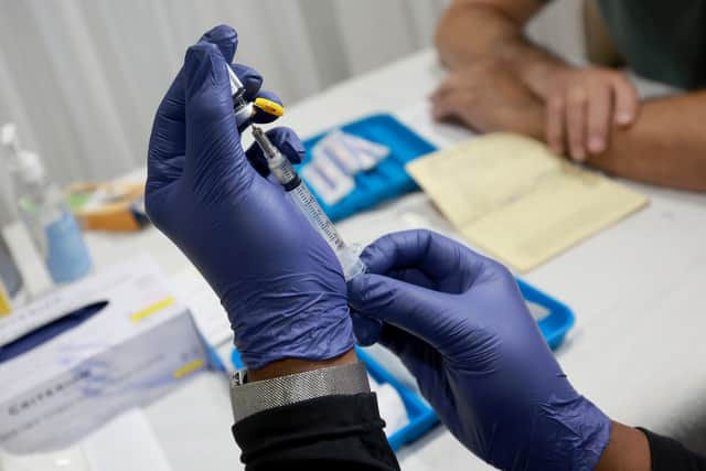 A healthcare worker prepares to administer a Monkeypox vaccine in Florida, USA (Pic: Getty Images)