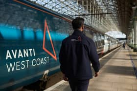 An Avanti West Coast train at Manchester Piccadilly