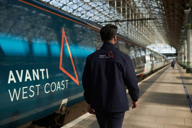 An Avanti West Coast train at Manchester Piccadilly