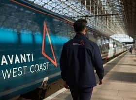 An Avanti West Coast train at Manchester Piccadilly