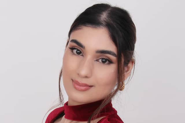 Sameen Syed, from Bolton, who is also in the Miss England semi final