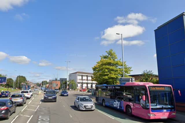 The first woman was attacked on Cheetham Hill Road in Manchester Credit: Google